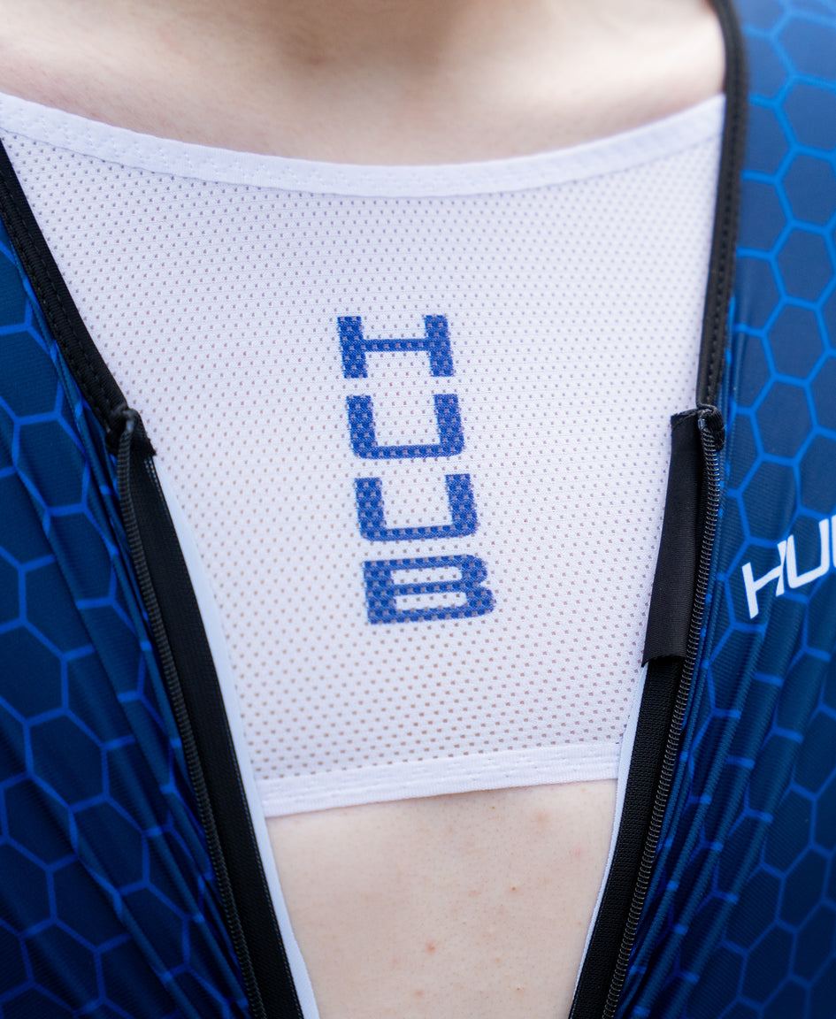 HUUB Aero-Bridge Base Layer Full Sleeve—technical aerodynamic undervest for TT or track speed suits.