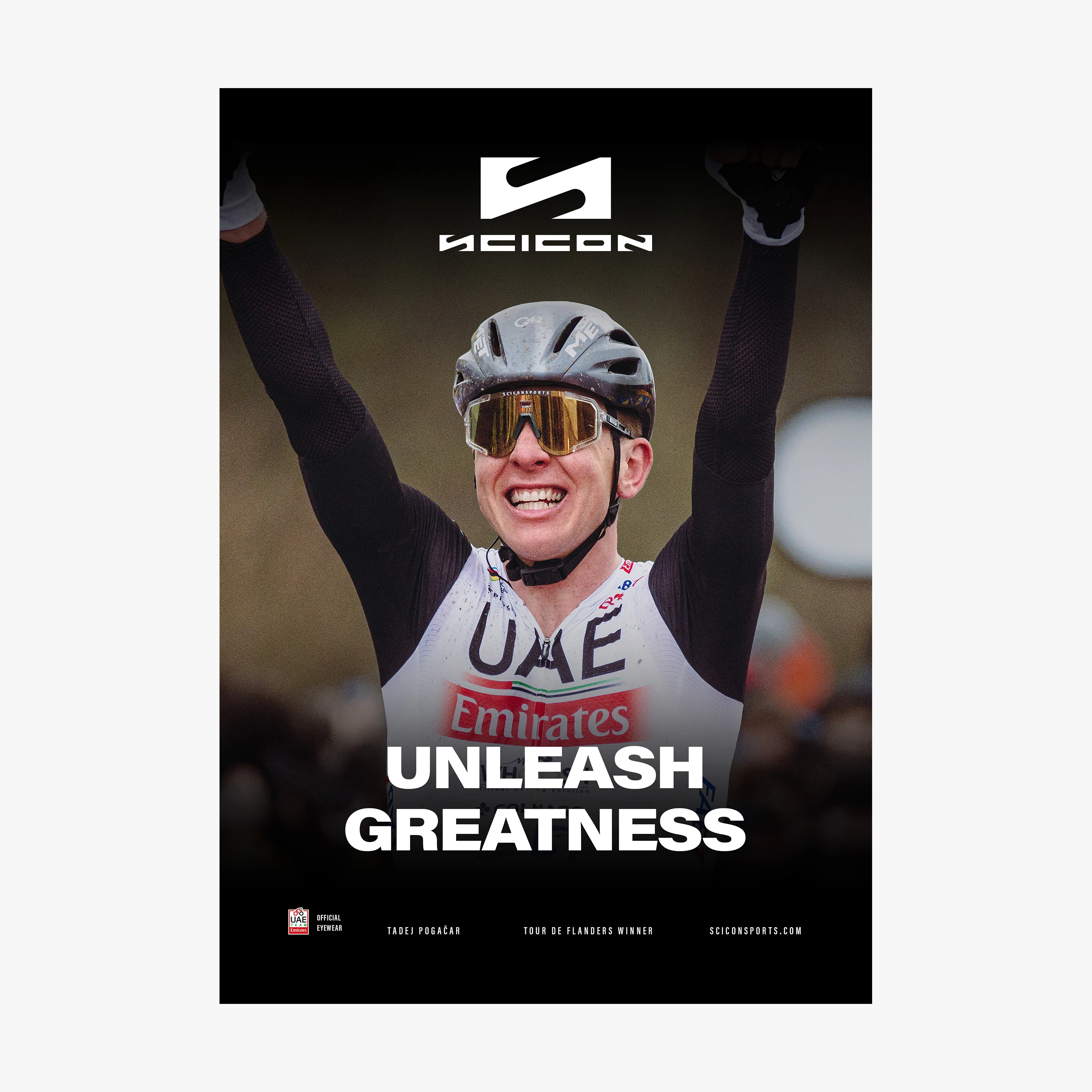 Pogačar Fabric Banner – Limited Edition Champion Series