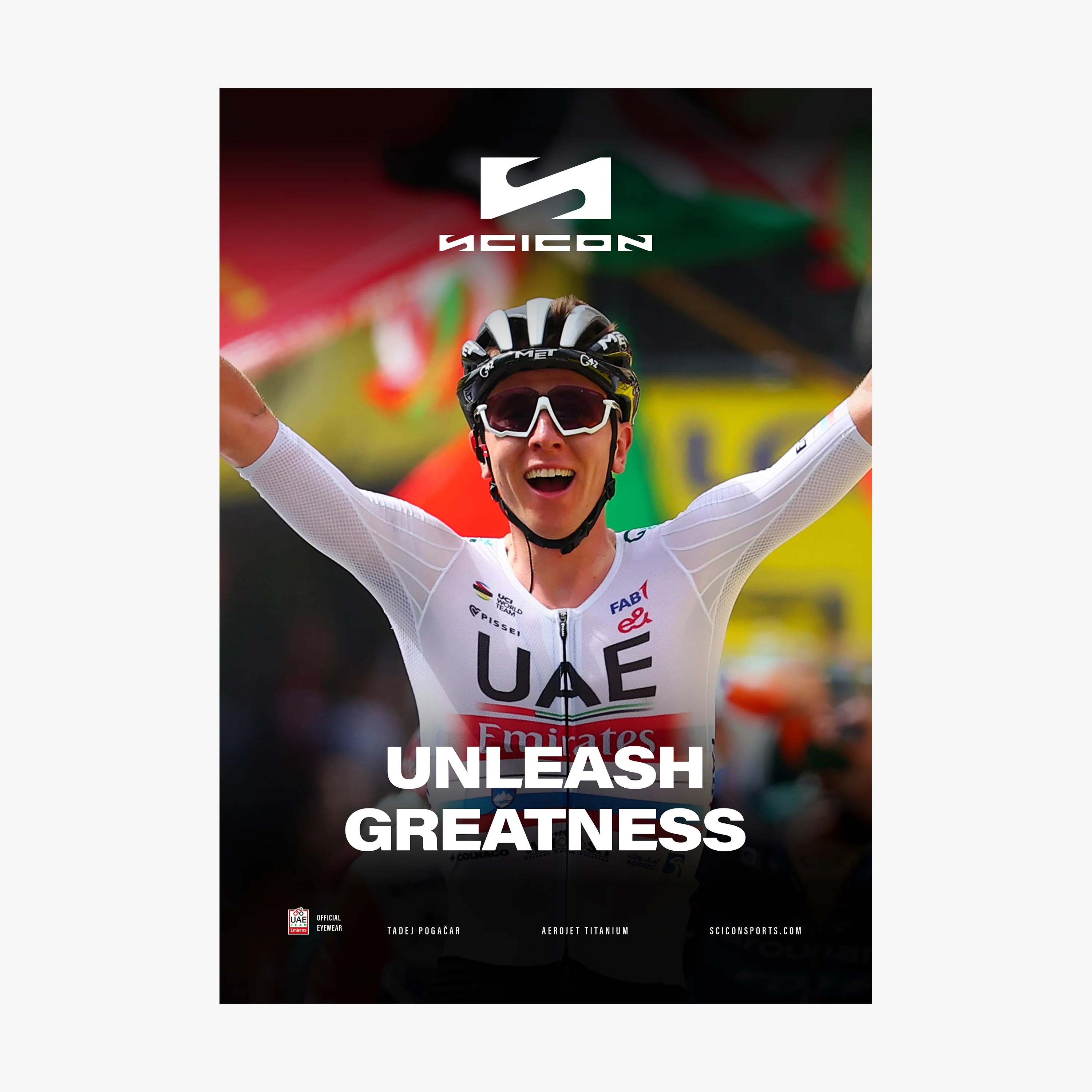 Pogačar Fabric Banner – Limited Edition Champion Series