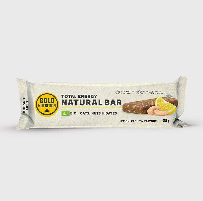 Vegan and gluten-free Natural Bar made with dates, oats, and no added sugars