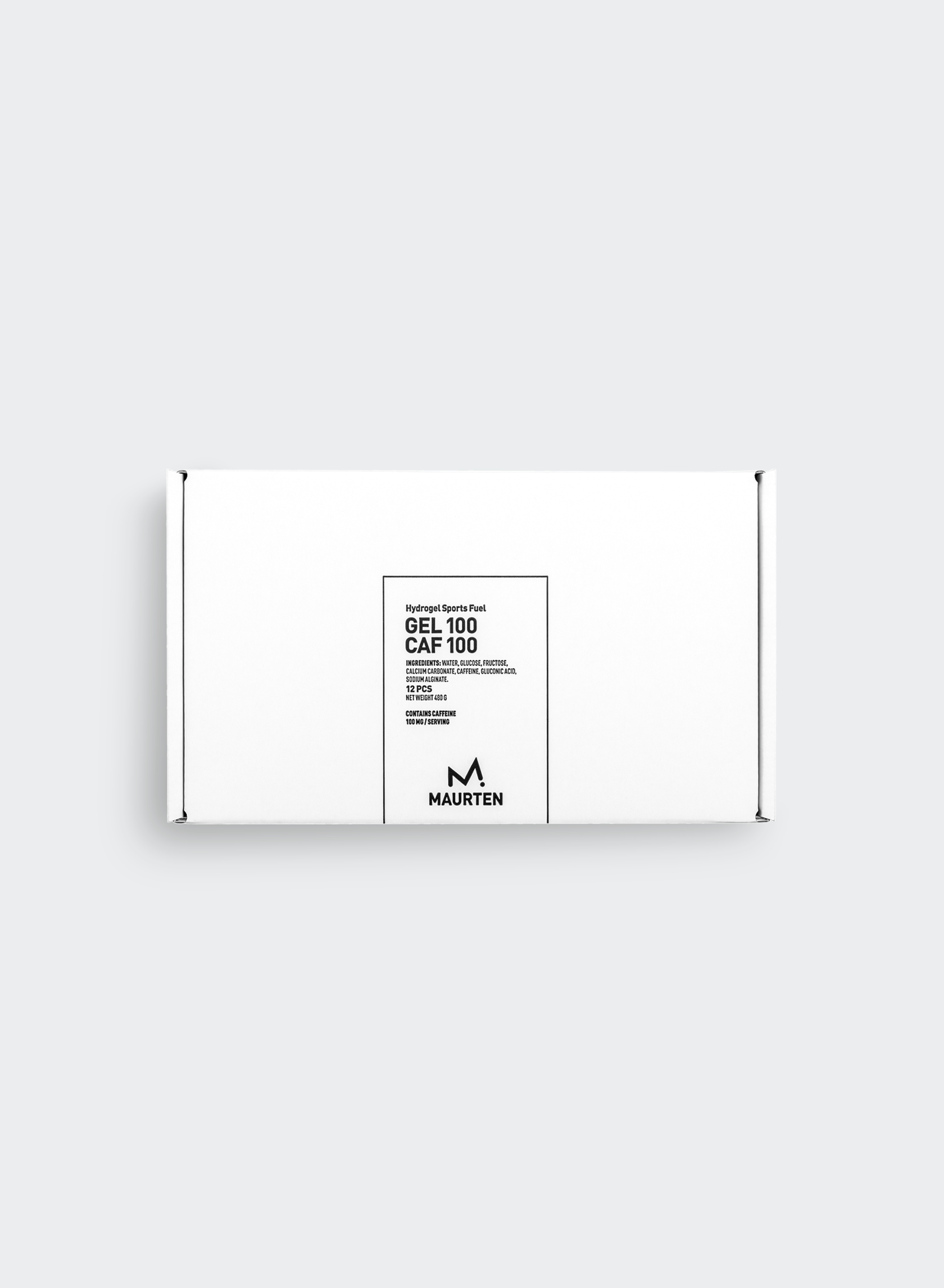 Maurten Gel 100 Caf 100 - Gel energetico idrogel alla caffeina, 25 g di carboidrati, 100 mg di caffeina