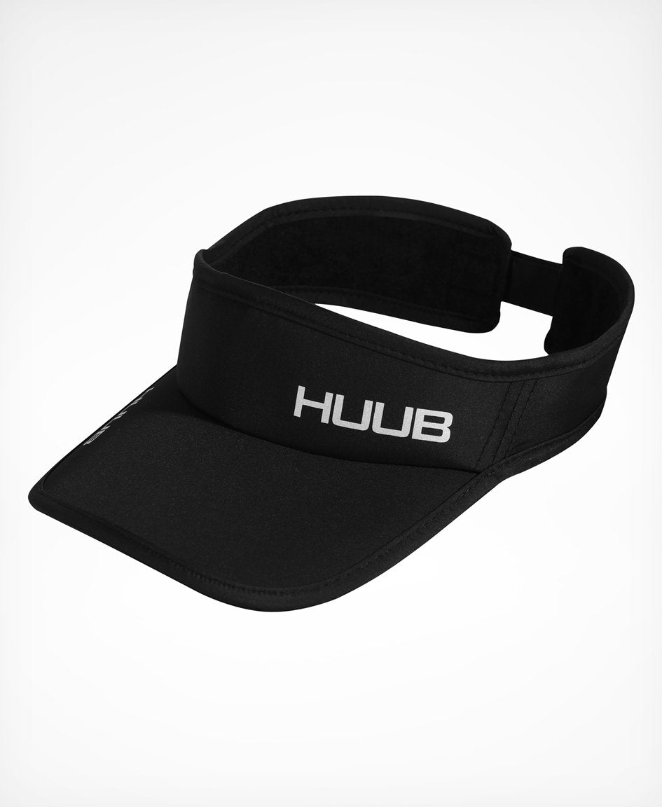 HUUB Run Visor II – ventilated lightweight running visor, elastic strap, available White, Coral, Black.