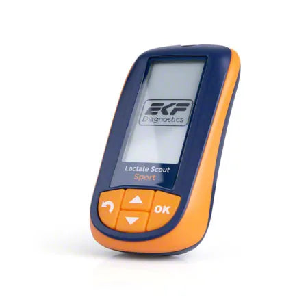 EKF Diagnostics Lactate Scout Sport Starter Kit with portable blood lactate analyzer for sports performance testing.