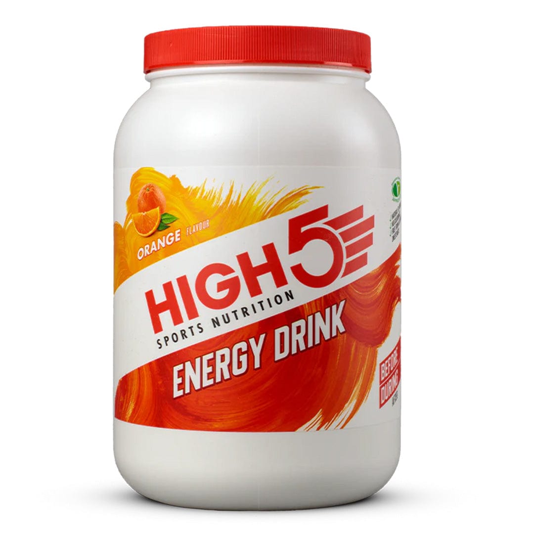 High5 energy drink can featuring vibrant branding and a sleek design, ready to boost your energy levels.
