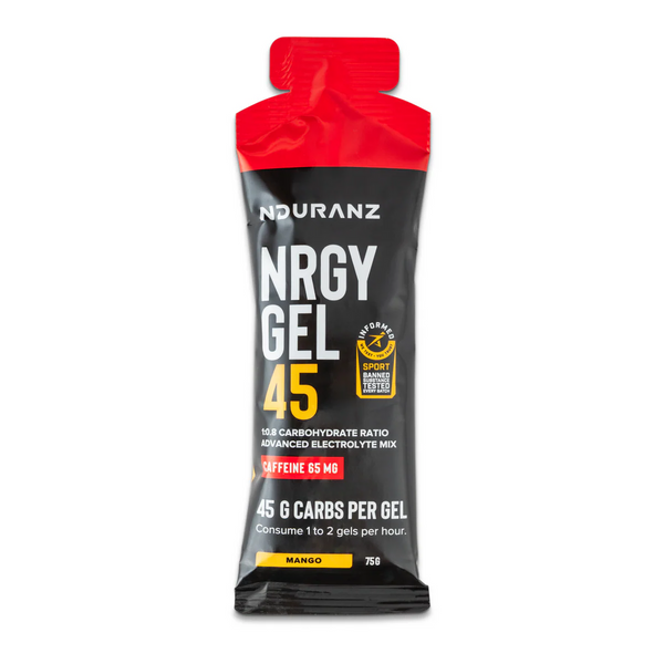Gel energético 45 com cafeína