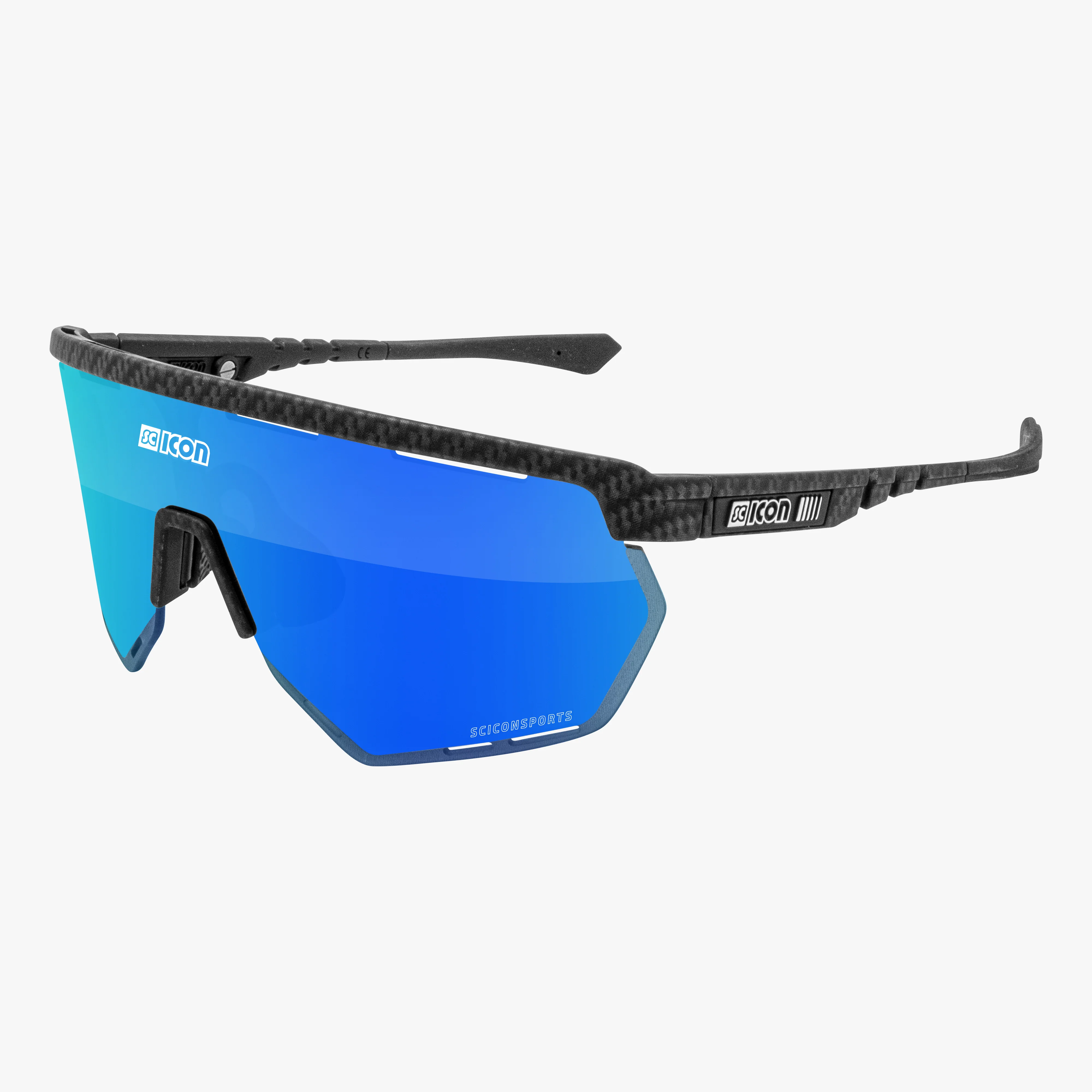 Scicon Aerowing high-performance sport sunglasses with aerodynamic frame and tinted lenses for active outdoor activities.