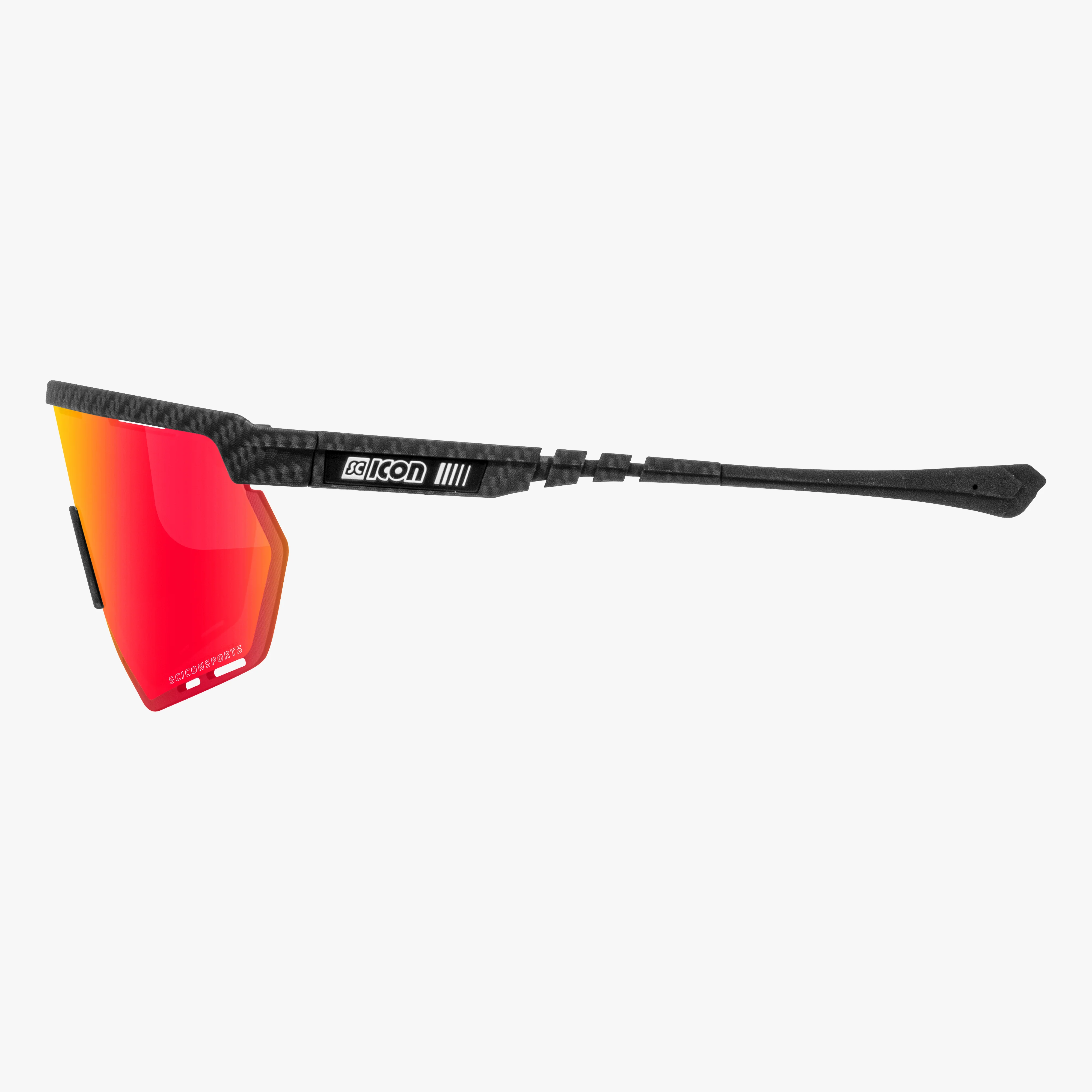 Scicon Aerowing high-performance sport sunglasses with sleek black frames and tinted lenses for active outdoor use.
