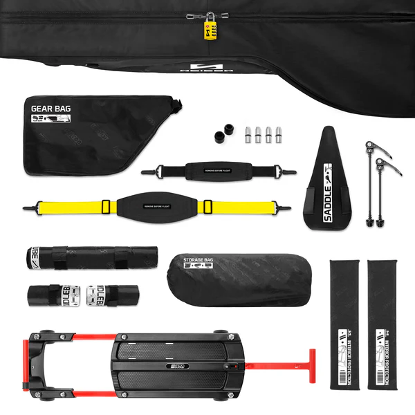 Scicon Aerocomfort 3.0 Road Bicycle Travel Bag with padded interior and durable zippers for secure bike transport.