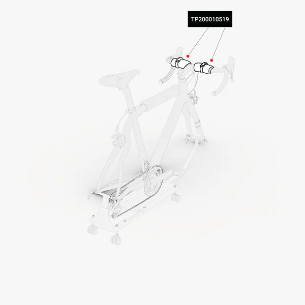 Scicon handlebar pads with cushioned protection for bike handlebars, featuring a sleek design and durable material.